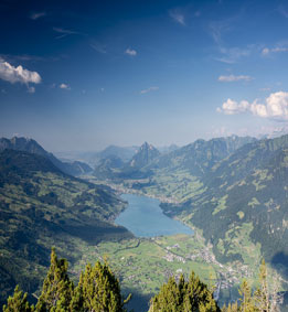 Sarnersee Richtung Sarnen